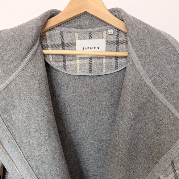 Aritzia Babaton Plaid Cormac Coat, Wool, Size S - Picture 5 of 10